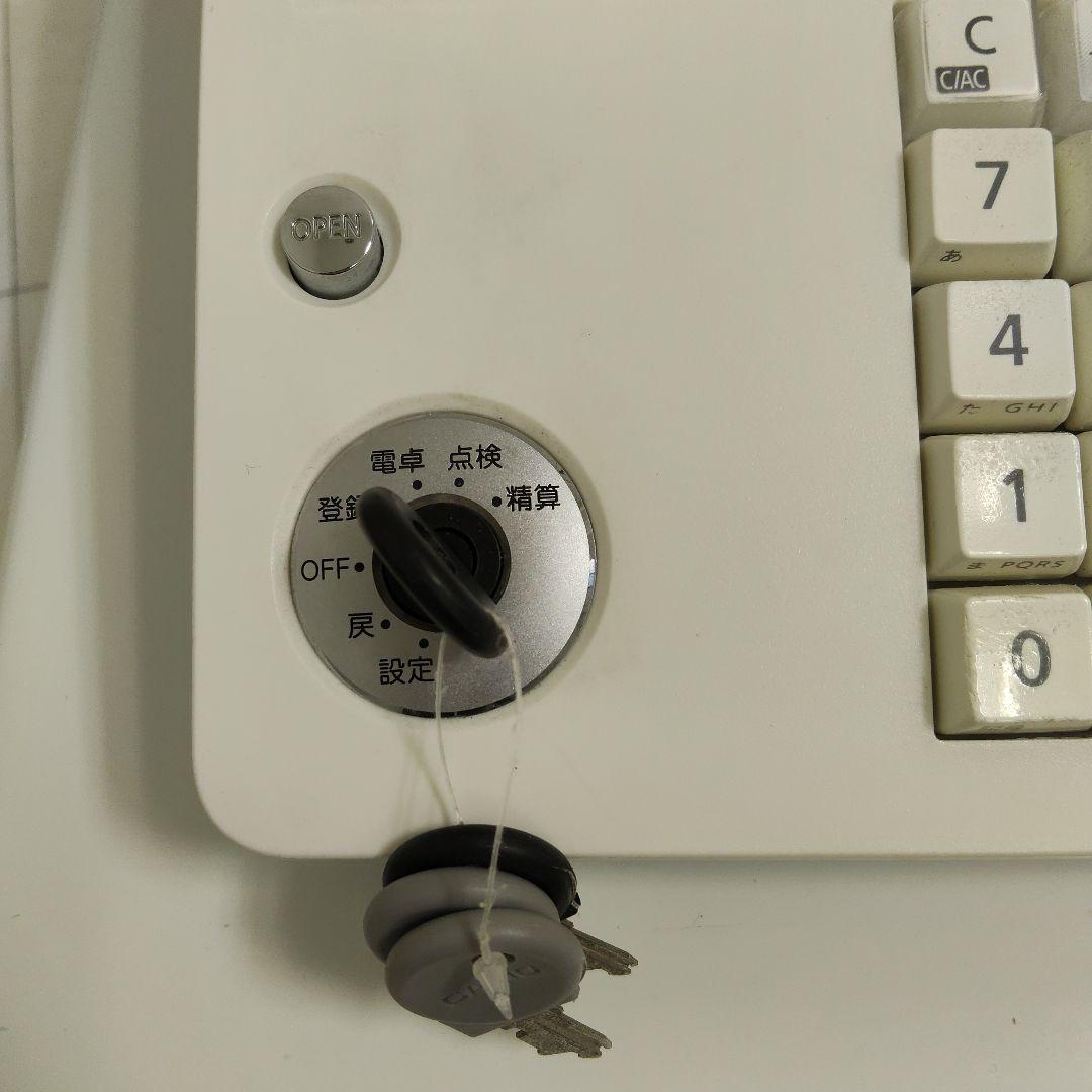 CASIO TE-340 電子レジスター ホワイト