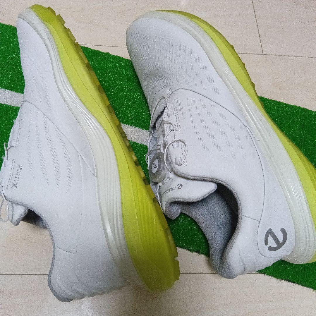 ecco Golf　美品　LT1 BOA　ゴルフシューズ　ホワイトライム　43