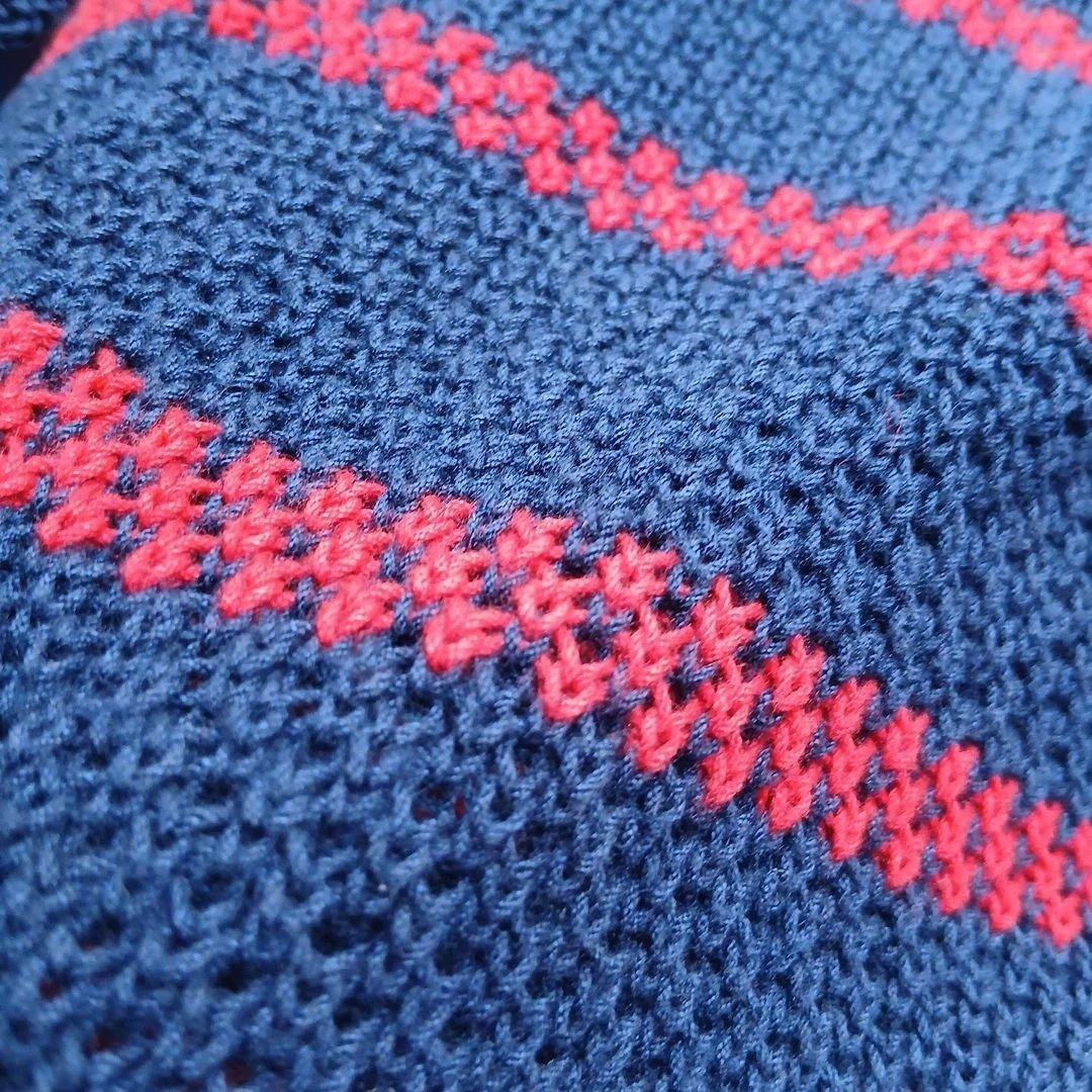 MASTER BUNNY EDITION ストライプニットパーカー