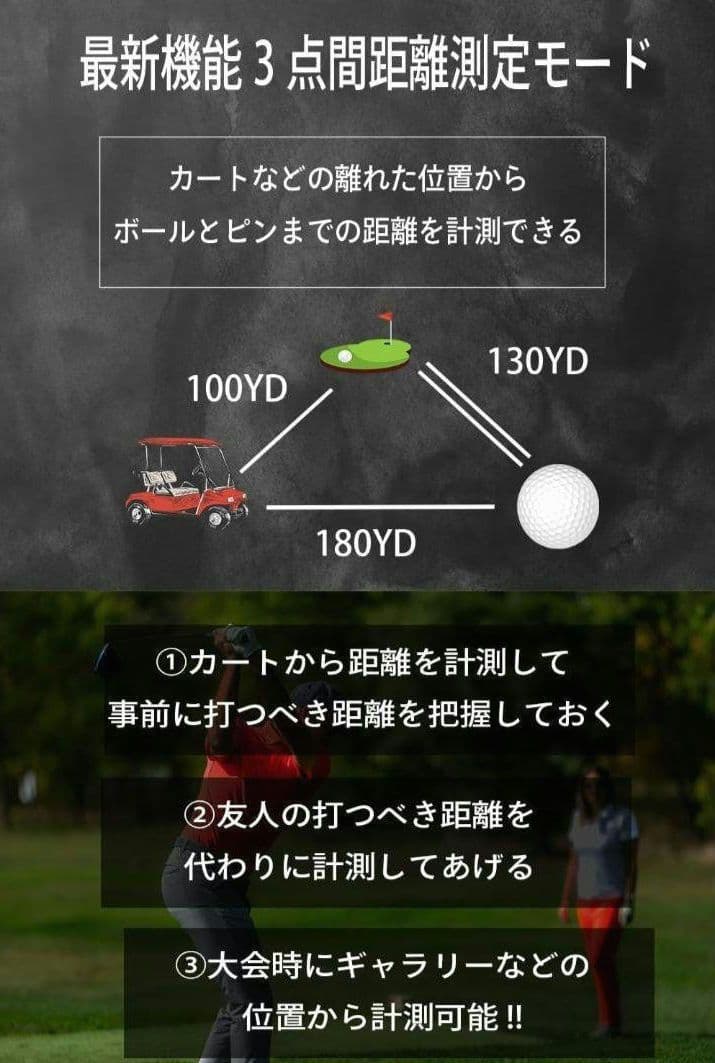 新品未開封　NINJOR GOLF NJ MINI PRO LCD ブラック