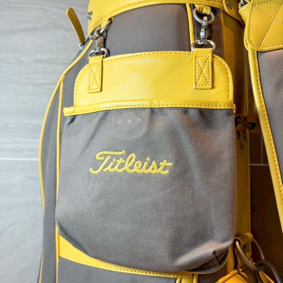 タイトリスト　帆布生地　キャディバッグ