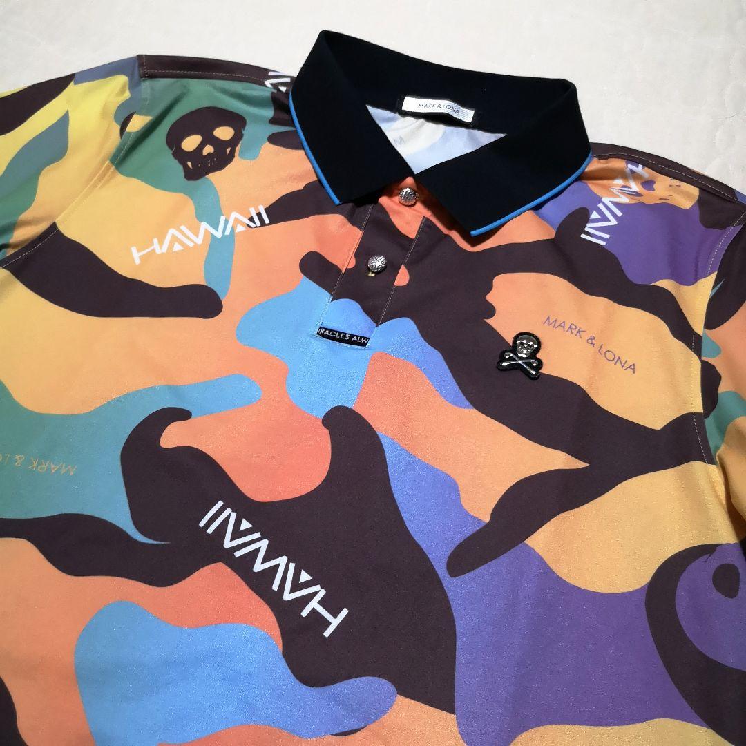 MARK&LONA★ハワイ限定カモフラポロシャツ48パーリーゲイツキムタクムータ
