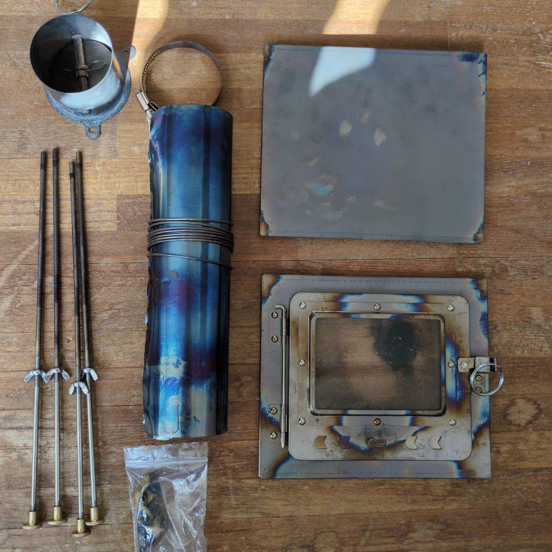 Soomloom　チタン製薪ストーブ　0.5mm　折り畳み式