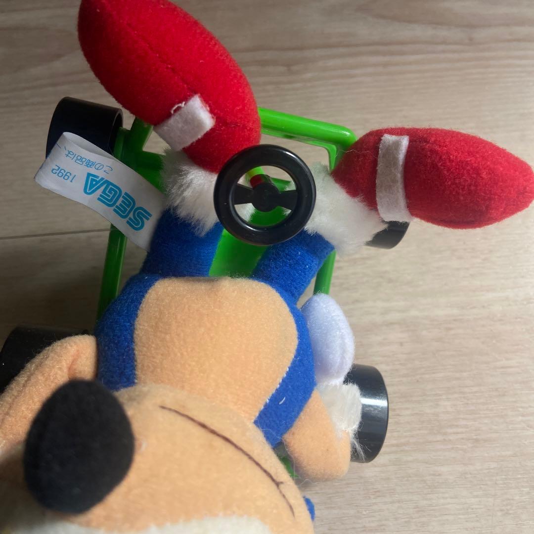 セガソニック ぬいぐるみ カート　　平成レトロ　1992 非売品　希少　レア