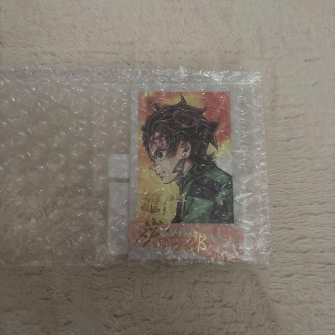 鬼滅の刃 繋ぐ ビッグアクリルスタンド A賞 義勇と炭治郎 チェキ風ブロマイド