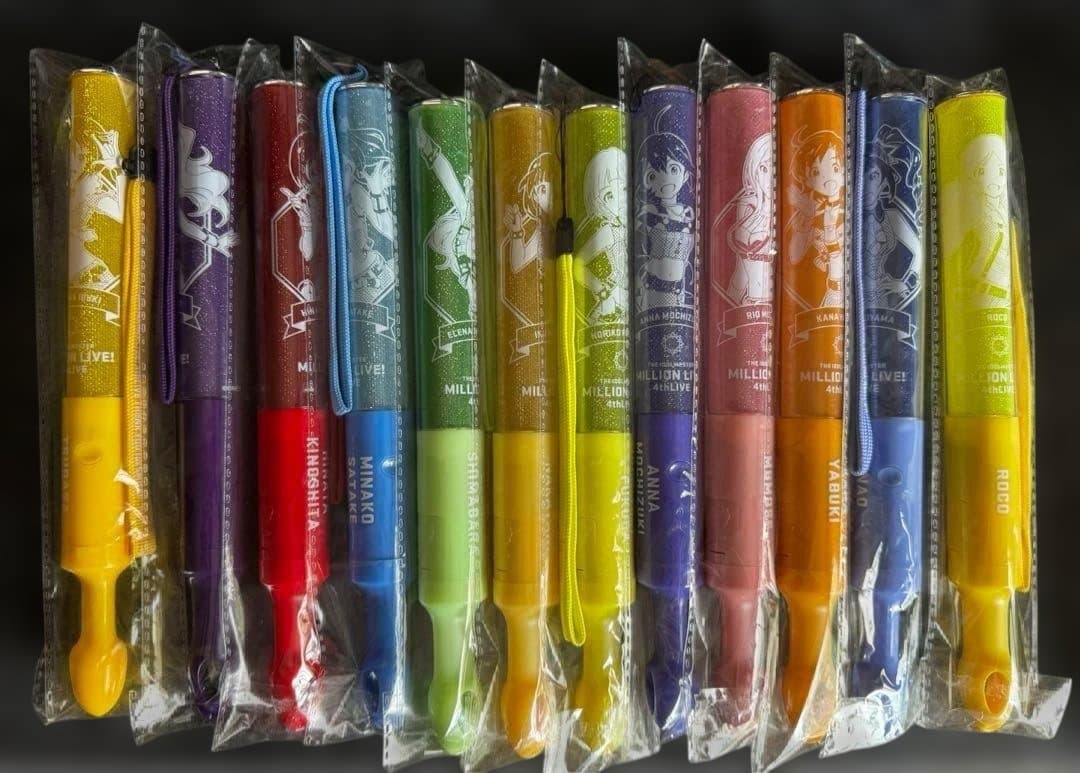 【全種セット】アイドルマスターミリオンライブ 4th 公式ペンライト まとめ売り