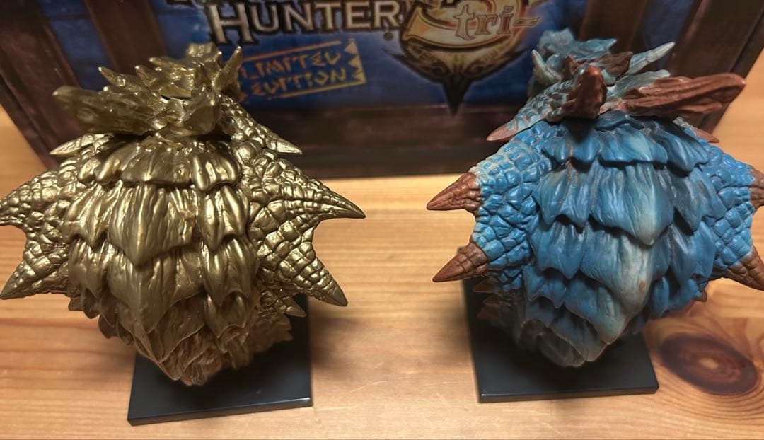 モンスターハンター　ラギアクルス　ヘッドフィギュア　モンハン部限定カラー