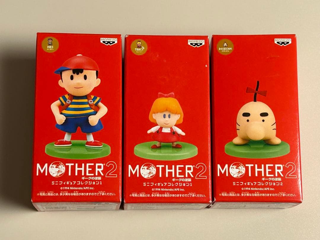 MOTHER2 ギーグの逆襲　ミニフィギュアコレクション　3種セット
