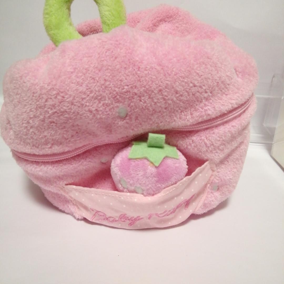 未使用　ハローキティ ぬいぐるみセット イチゴのバッグ付き　2005年