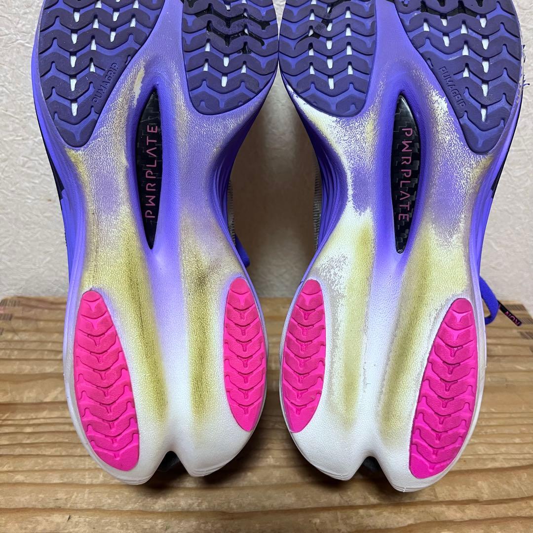 【1度使用】プーマ ディヴィエイトニトロエリート3 DT 26cm PUMA