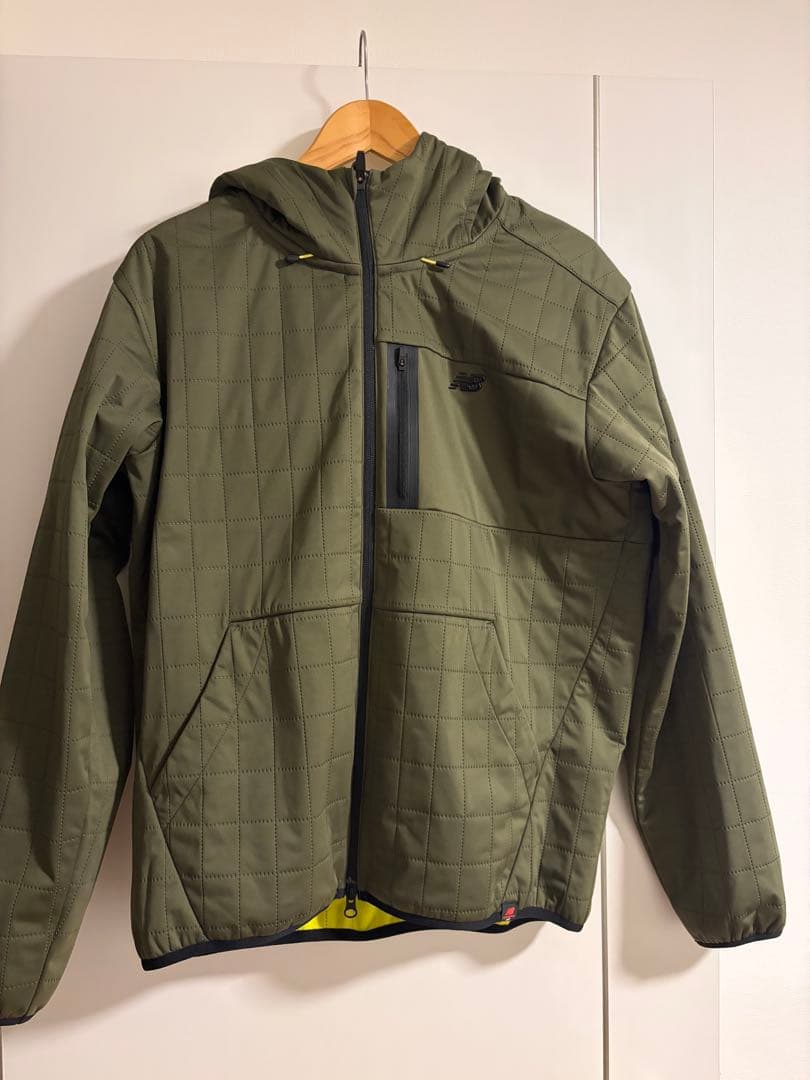 富*ン様 ニューバランスゴルフ　裏フリース スクエアキルト フルジップフーディー