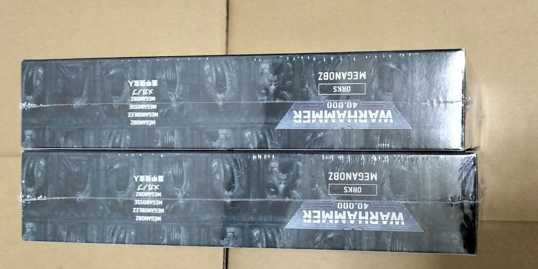 WH40Kオルク　ウォーボス（メガアーマー装備）とコンパト説明書とメガノブ2箱