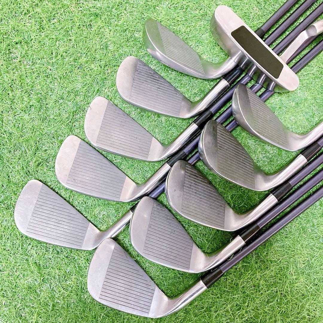 H3.スリクソン　初心者オススメ　ゴルフクラブ　メンズセット　右利き　15本