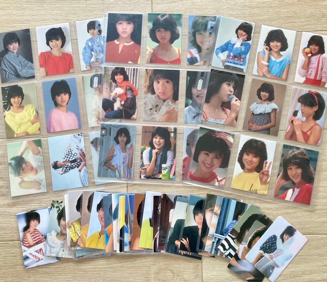 バラ売り可　松田聖子さんラミネートカード　52枚　昭和アイドル　昭和レトロ