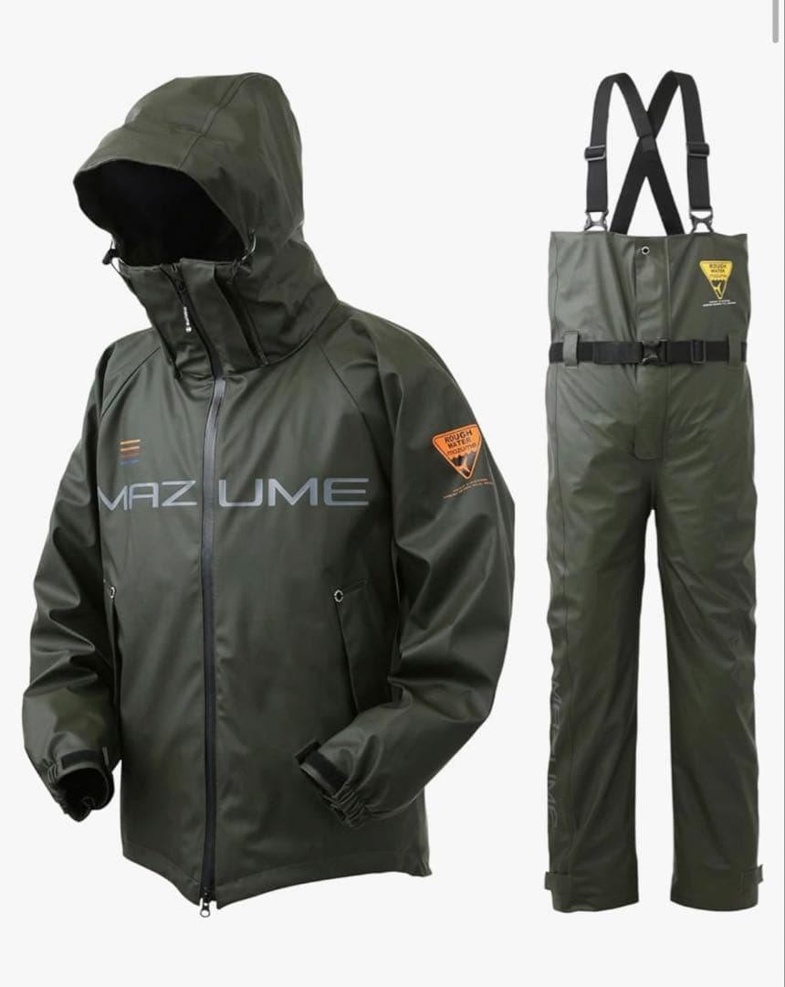 【人気&希少】MAZUME ROUGH WATER レインスーツM
