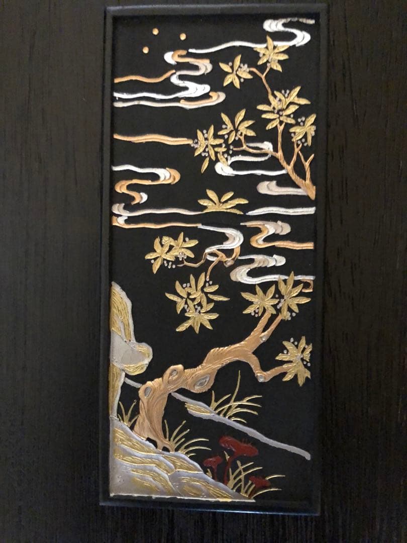 中国 古墨 徽歙老胡開文製 大千春 書道具墨　「大千春 胡開文」176㌘ 大型