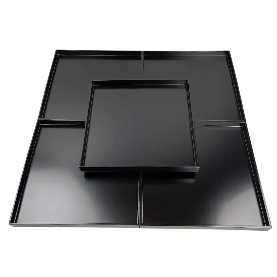 極美品●辻石斎●名品 利休形 懐石揃物五客 塗師 茶懐石道具セット 骨董・古美術