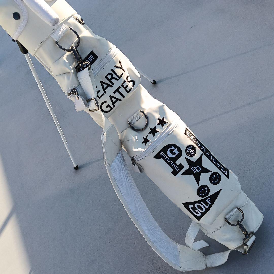 PEARLY GATES PG1989 ゴルフバッグ ホワイト
