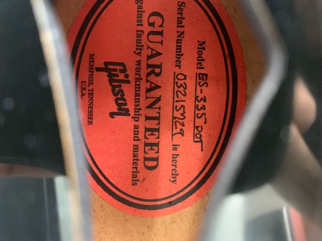 Gibson ES-335 Dot BIGSBY B7取付け 2005年製