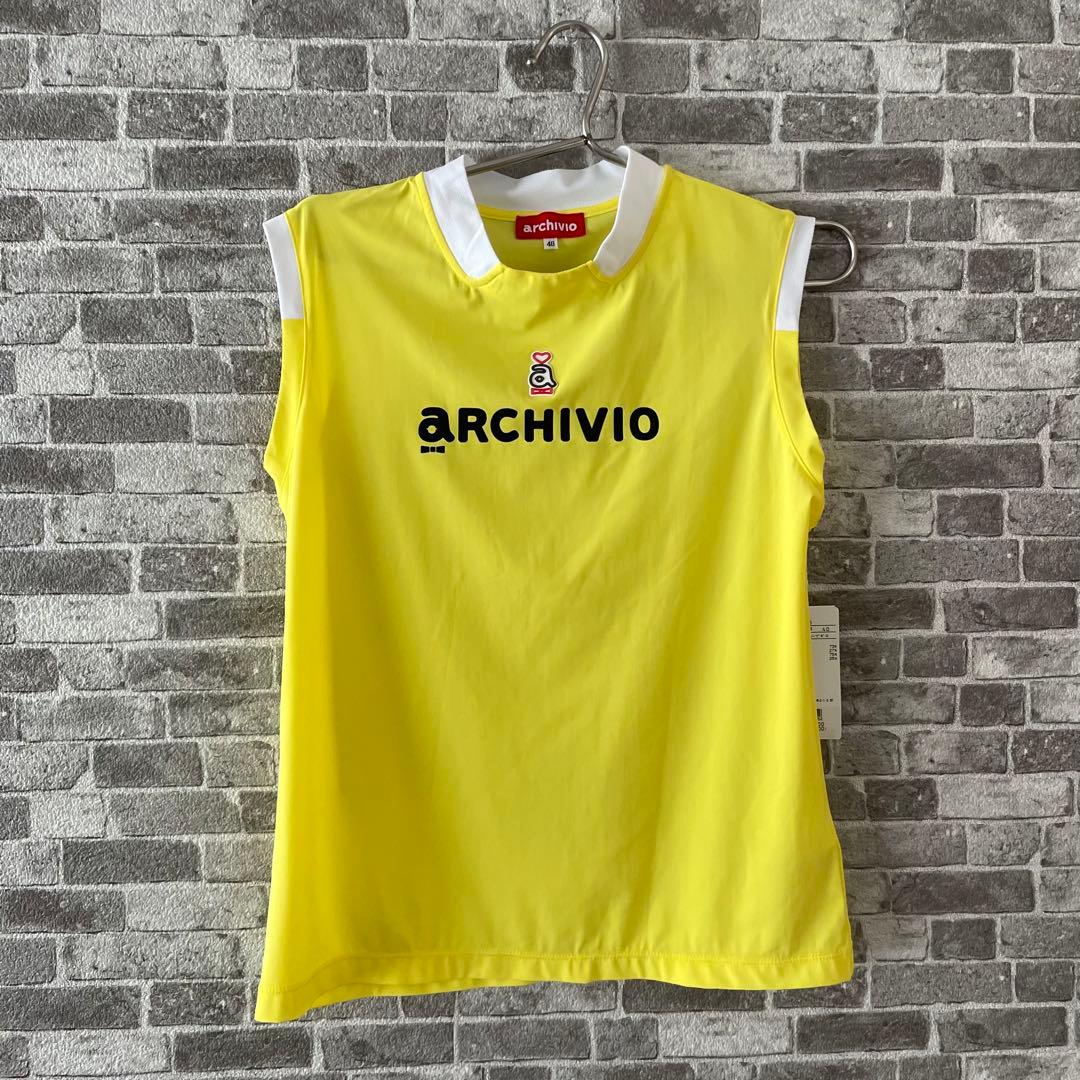 新品 アルチビオ ノースリーブシャツ レディース サイズ40 L ゴルフウェア