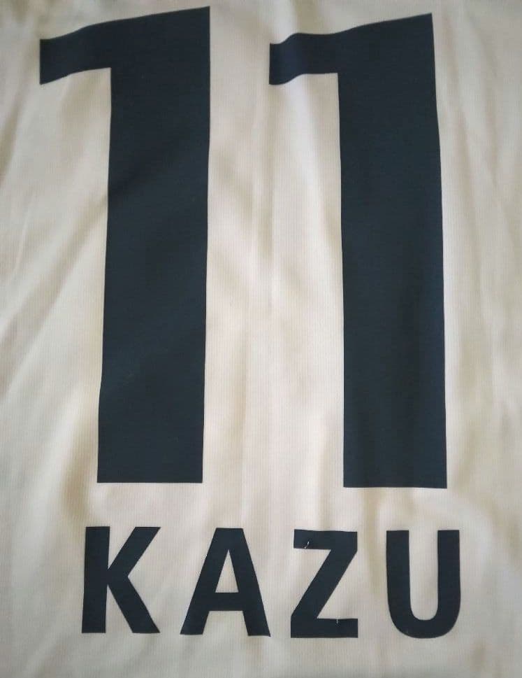 横浜FC 2005-2006 アウェイユニフォーム 三浦知良 カズKAZU11