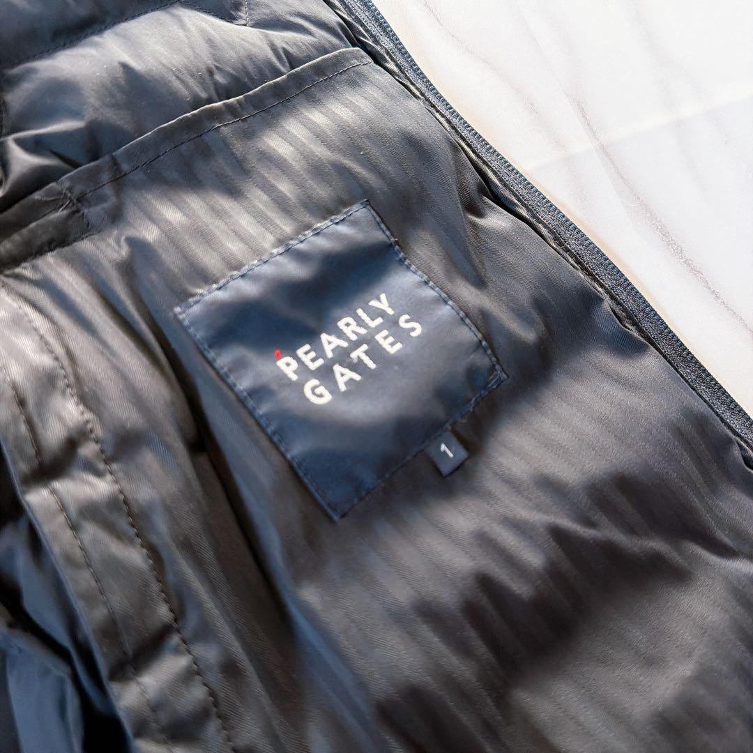 《2024年モデル》パーリーゲイツ ダウンジャケット 中綿 フード ネイビー 1