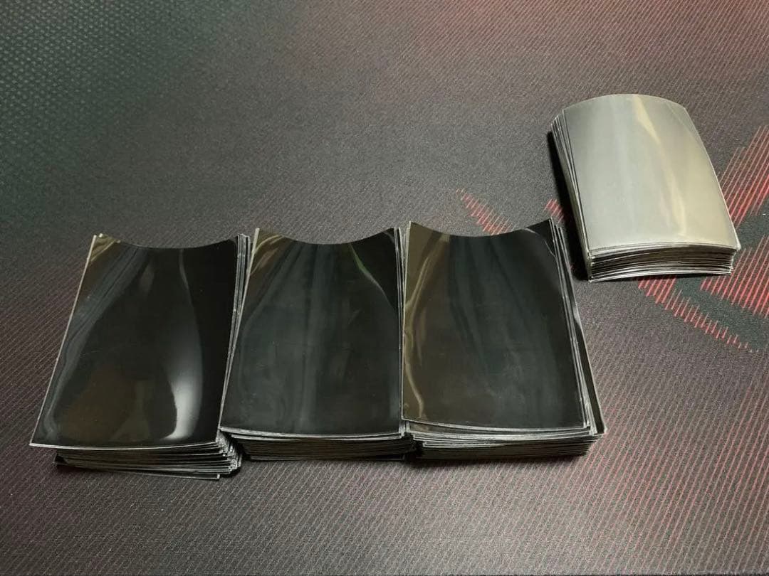 フォーラムスリーブ 黒　絶版　中古150枚＋ジャンク37枚　計187枚