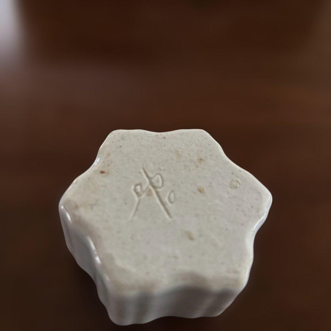 李朝風　青磁系　印あり（詳細不明）水滴 書道具・文房具コレクション　書道具用水滴