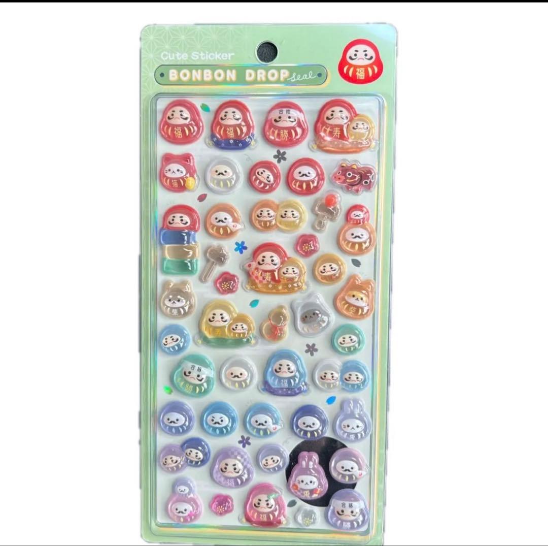 ボンボンドロップシール　和柄　6枚セット 第二弾　クーリア　ボンドロ