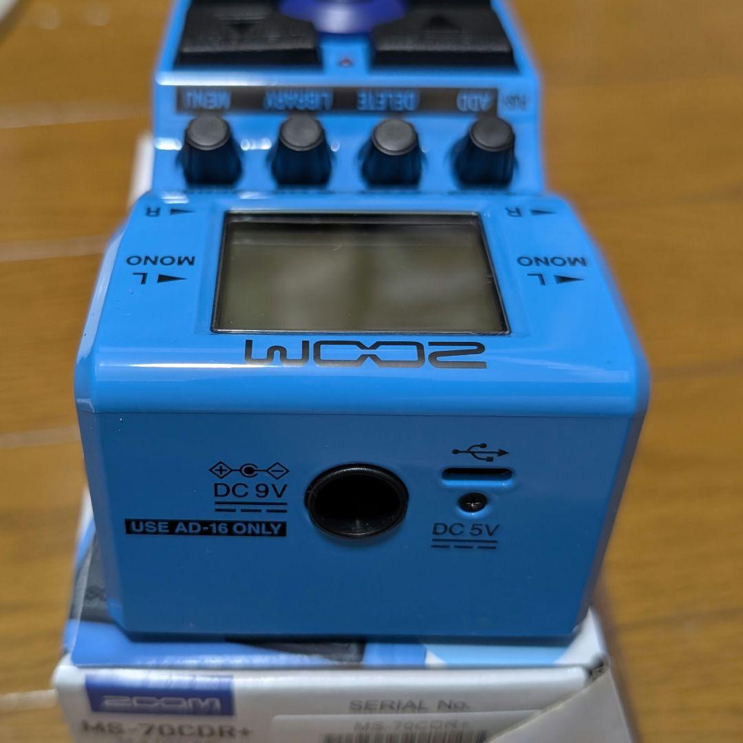 【新品】ZOOM MS-70CDR+ マルチエフェクター ストンプ