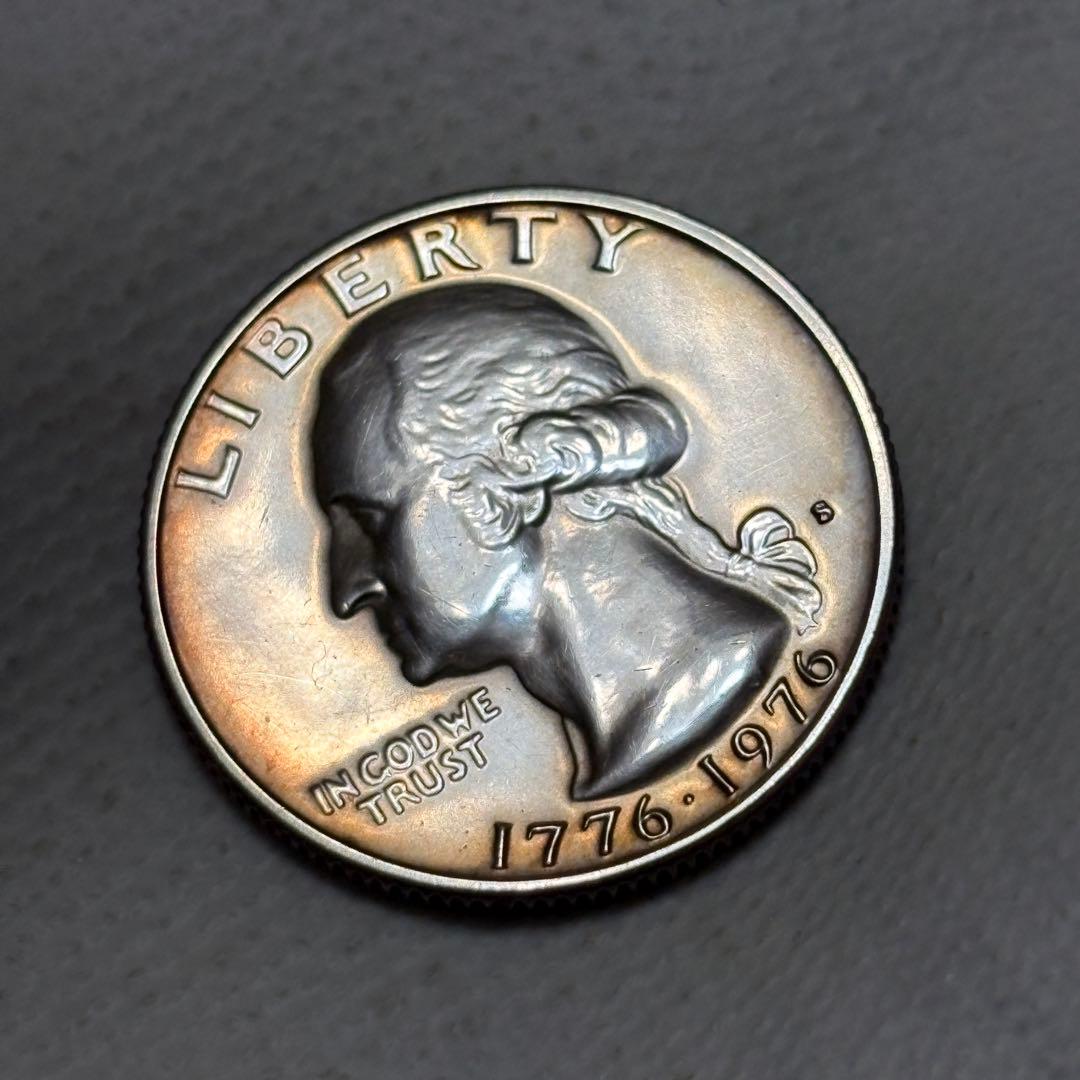 アメリカ バイセンテニアル　プルーフ銀貨2枚