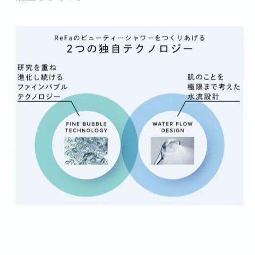 ReFa FINE BUBBLE U シャワーヘッド　ブラック