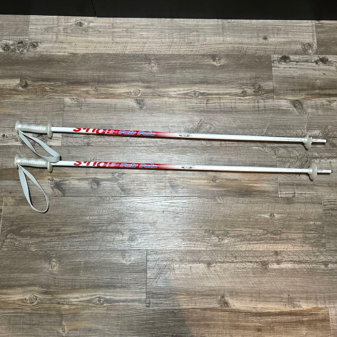 スキーセット　板100cm・ブーツ20cm・ストック90cm キッズ、ジュニア