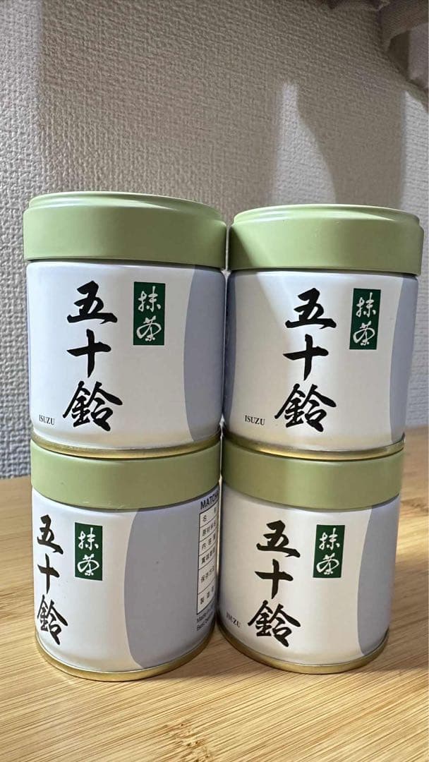 丸久抹茶　五十鈴　40gx4缶