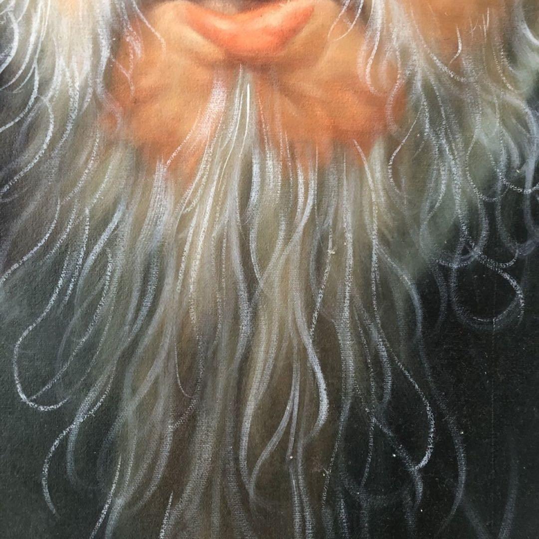 人物画 油画 手描き インテリア 絵画 約104×72cm