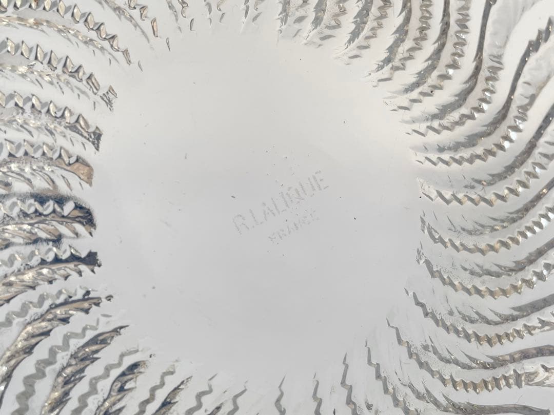 R.LALIQUEルネラリックActiniaイソギンチャク　浅鉢　大皿　プレート