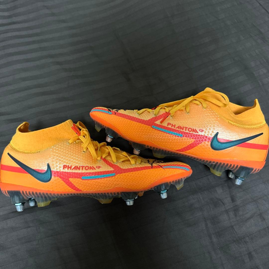 松木玖生　サイン　実使用スパイク　本物　FC東京　青森山田　日本代表　ナイキ