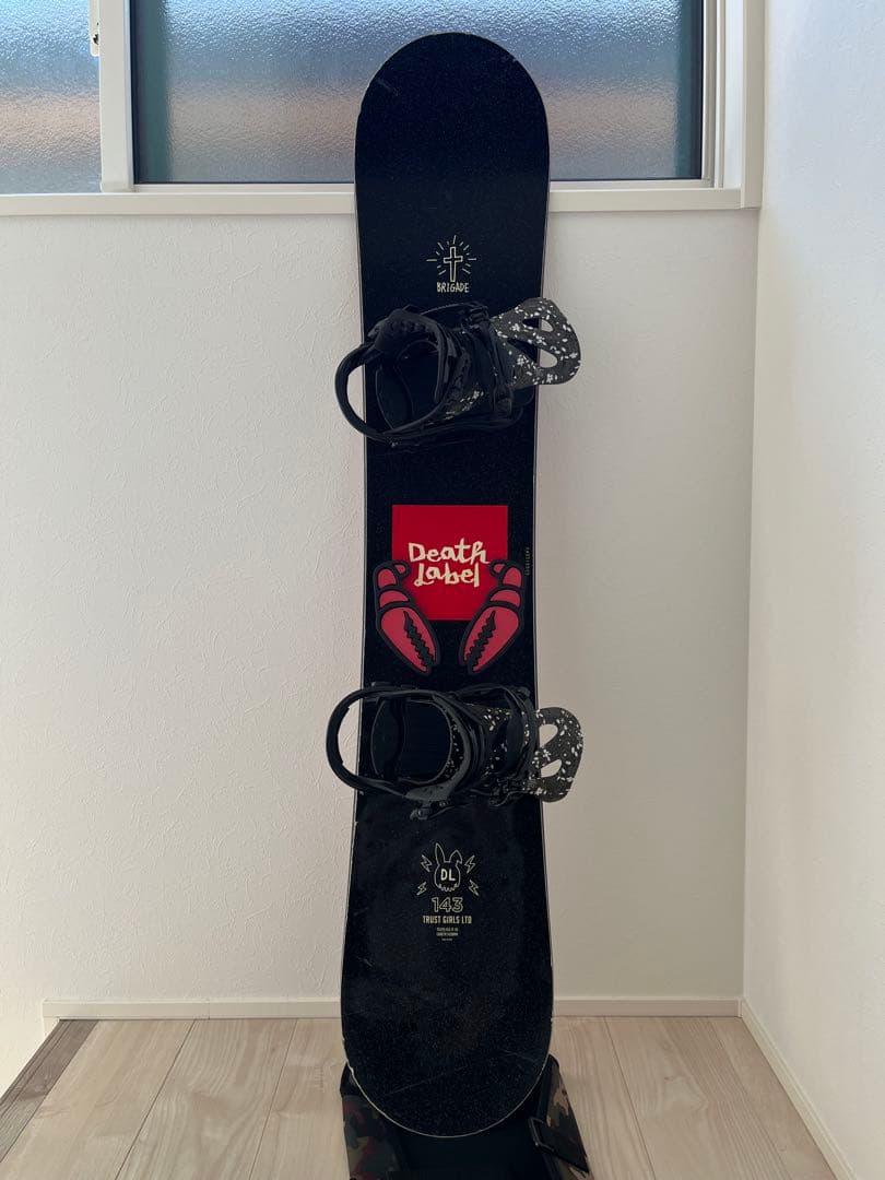 Death Label スノーボード板　143cm セット　FLUX