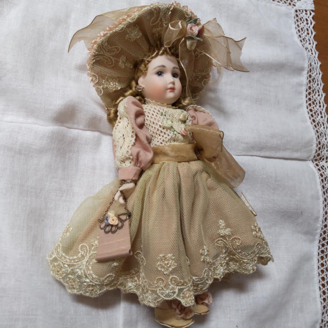 ミニョネット　アンティークドールリプロ　人形　　ジュモ一風