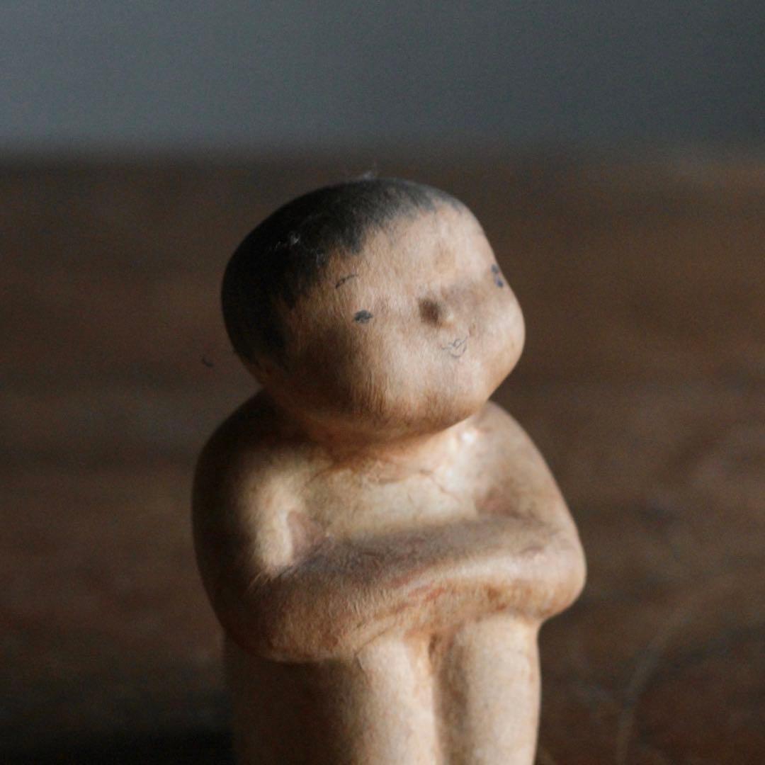 みよろ人形 「水辺興談」戦後複製品 三四郎人形 郷土人形 古道具 アンティーク