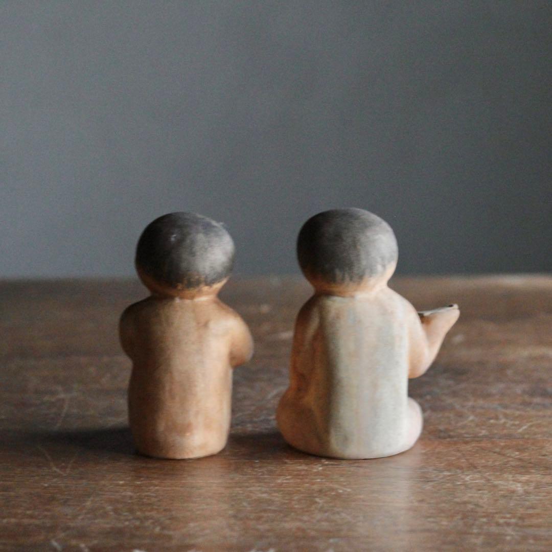 みよろ人形 「水辺興談」戦後複製品 三四郎人形 郷土人形 古道具 アンティーク