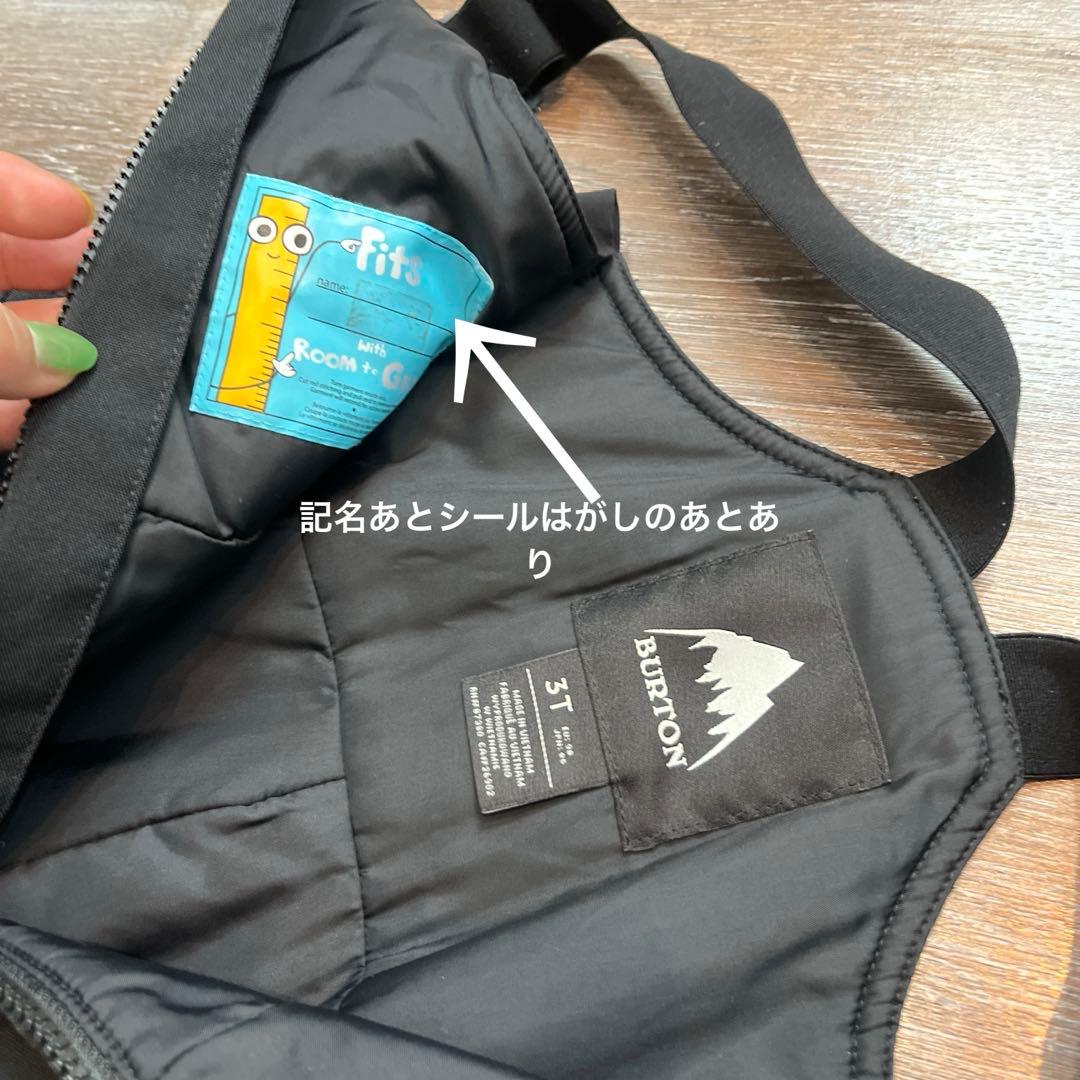 バートン　美品　ウェア　ボード　女の子　外遊び　100 ヒブパンツ