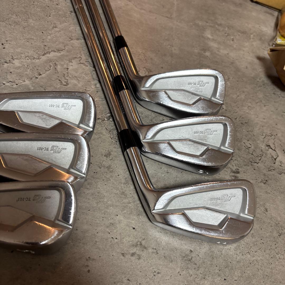 TC-101 三浦技研 アイアンセット 6本 グリップ新品です