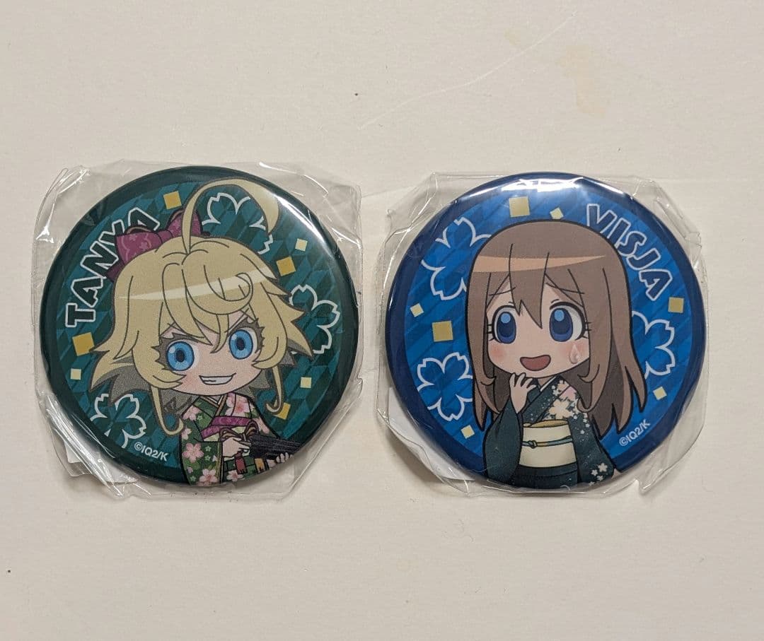 幼女戦記 缶バッジ　異世界みゅーじあむ　ターニャ　ヴィーシャ　2個