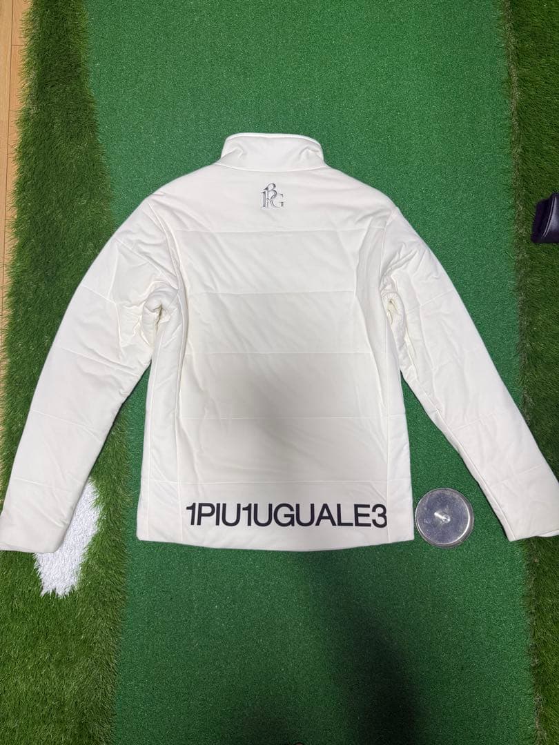 1piu1uguale3 GOLF ダウンジャケット　3(S)ホワイト