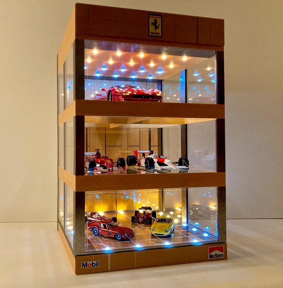 ぐげみ・1/18展示・特殊S&W(#2)・ディスプレーBOX/ネオジオラマ