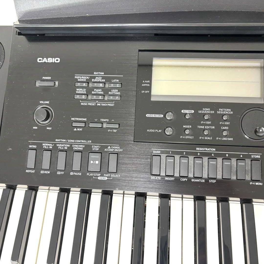CASIO カシオ 電子ピアノ 61鍵 CTK-7200 ブラックキーボード