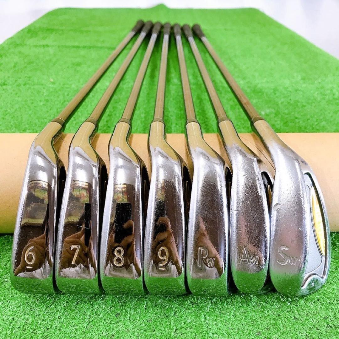 コ63★マジェスティ プレステジオ 7本レディースアイアンセット マルマン L金