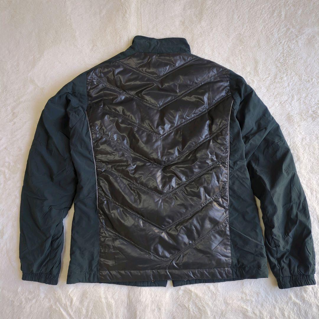 マンシングウェア ナイロンジャケット ゴルフウエア ダウン 中綿 深緑 メンズ