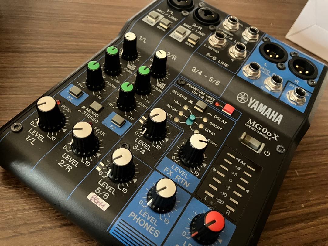 配信機器・PA機器・レコーディング機器 YAMAHA MG06X